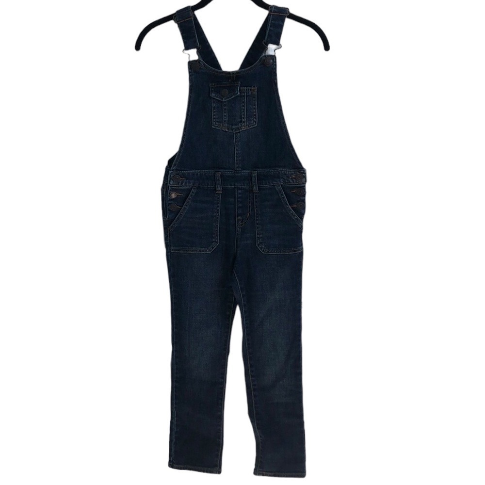Cat & Jack Denim Bib and Brace Overalls Size S 6 6X